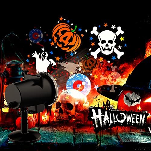 Halloween Christmas Projector Lights Outdoor,Indoor Holiday Projector Light w...