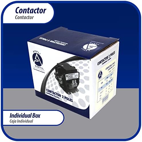 Appli Parts APAC-240240 Heavy Duty Contactor 2 Poles 40A 240V Coil Replacemen...
