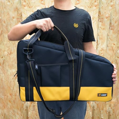 KUNN Shoulder Framing Nailer Bag with Dual Lockable Zipper,Extra pockets for ...