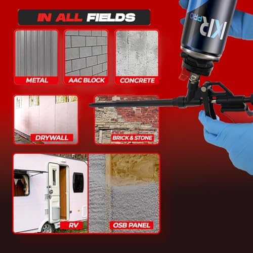 Professional Expanding Foam Spray Gun, 20 Insulation Guns + 180 Extenders