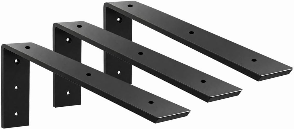 WINKER Countertop Support Bracket 3 Pack Heavy Duty 3/8" Thick Hidden L ...