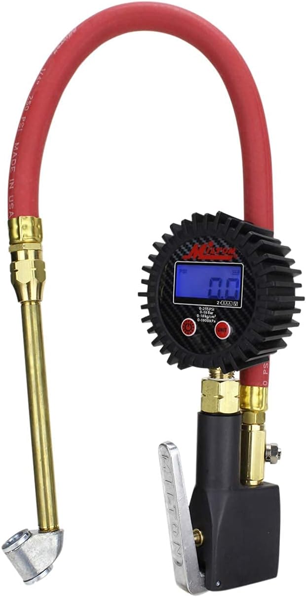 Milton S-530 Compact Digital Tire Inflator with Pressure Gauge, 255 PSI, Dual...