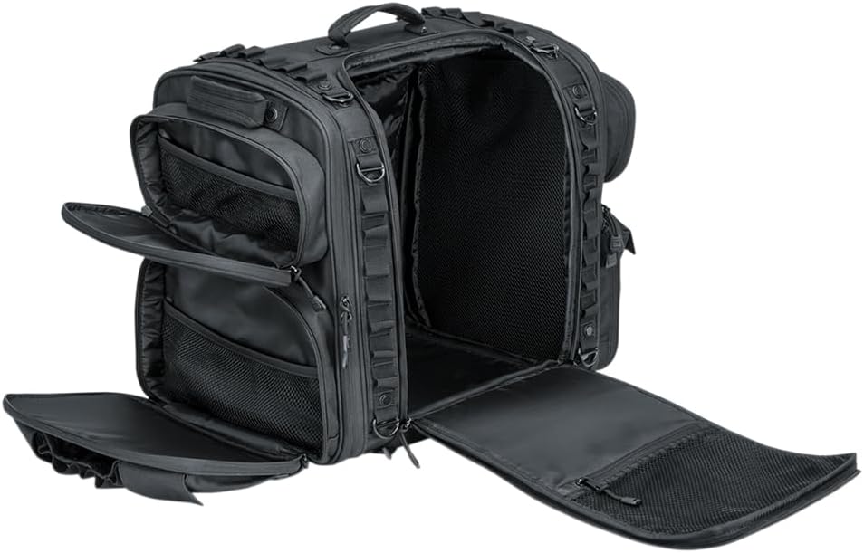 Kuryakyn 5284 Momentum Road Warrior Motorcycle Travel Luggage: Weather Resist...