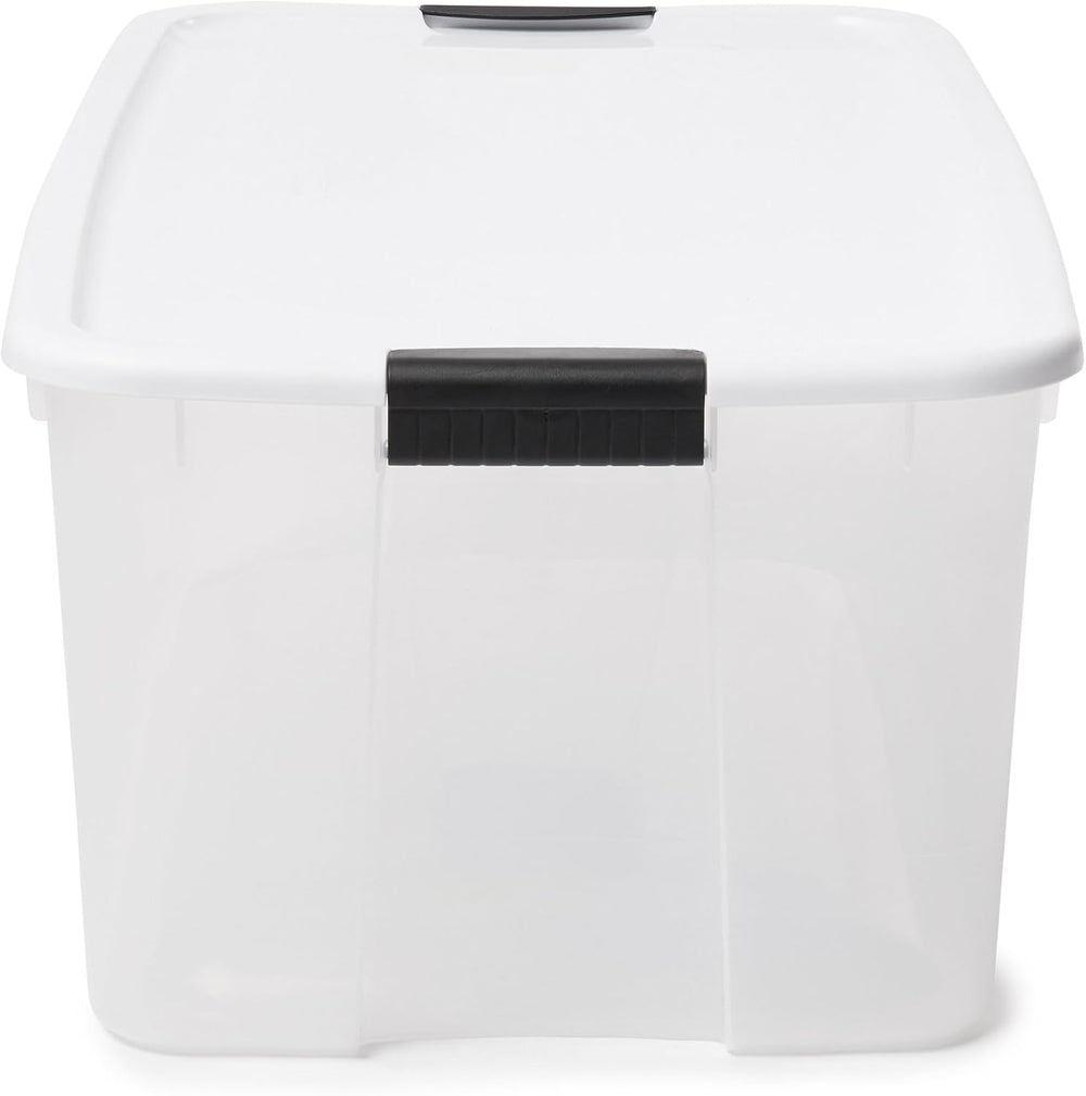 Sterilite Ultra Latch Box with Lids for Home and Office, 116 Quart, 4-Pack
