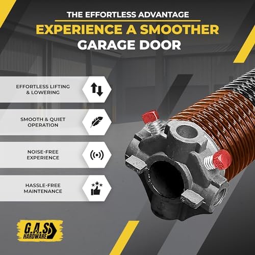 Garage Door Torsion Spring 192x2x24 Torsion Springs for Left Side of Garage D...
