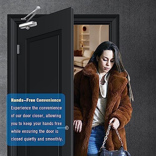 Ougourim Door Closers Commercial Heavy Duty Automatic Door Closer Residential...