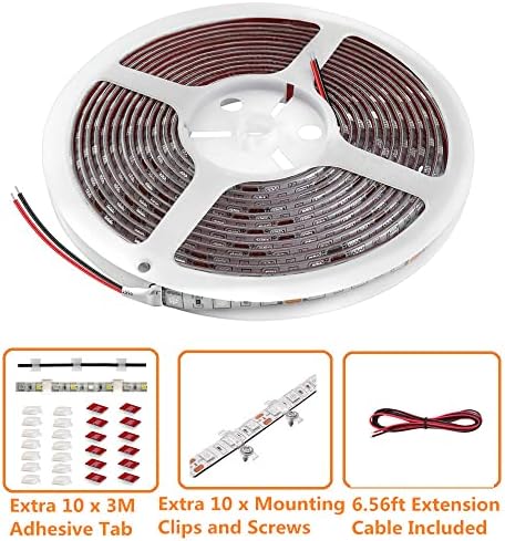 LED Boat Strip Lights, 32.8FT Blue Marine Pontoon Led Lights, Waterproof