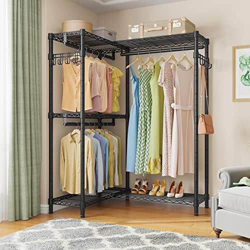 VIPEK L4 Clothing Rack for Hanging Clothes Heavy Duty Closet for Corner