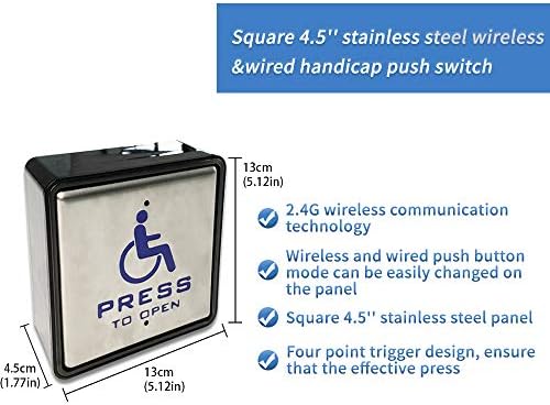 Olideauto Swing Door Operator Automatic for the Disabled,Commercial Smart WiF...