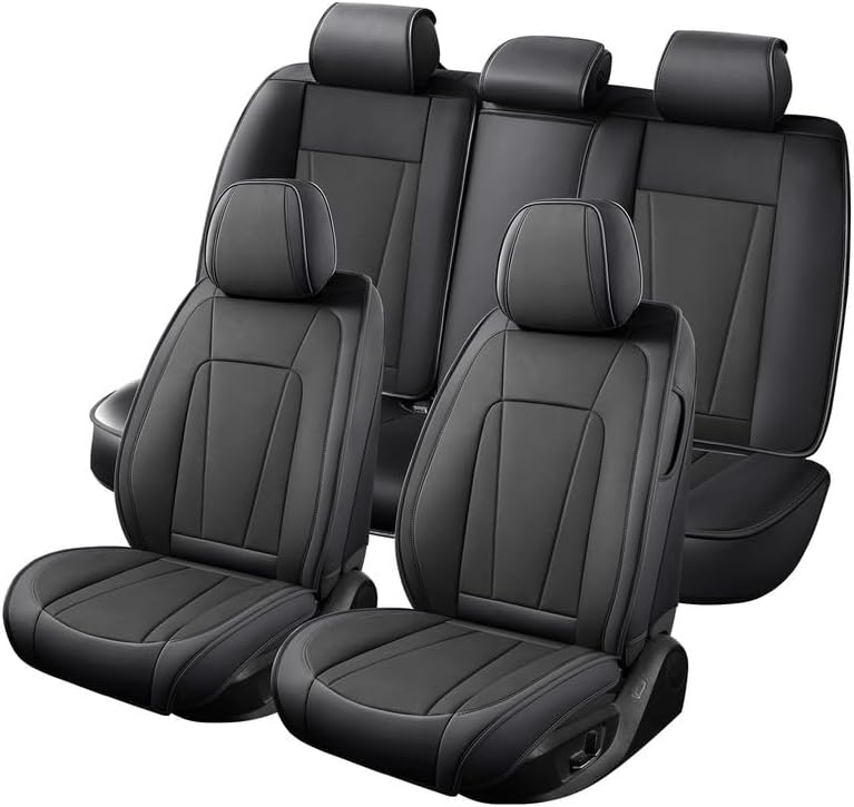 Car Seat Covers Full Set Custom Fit for Kia Optima 2001-2020,Black