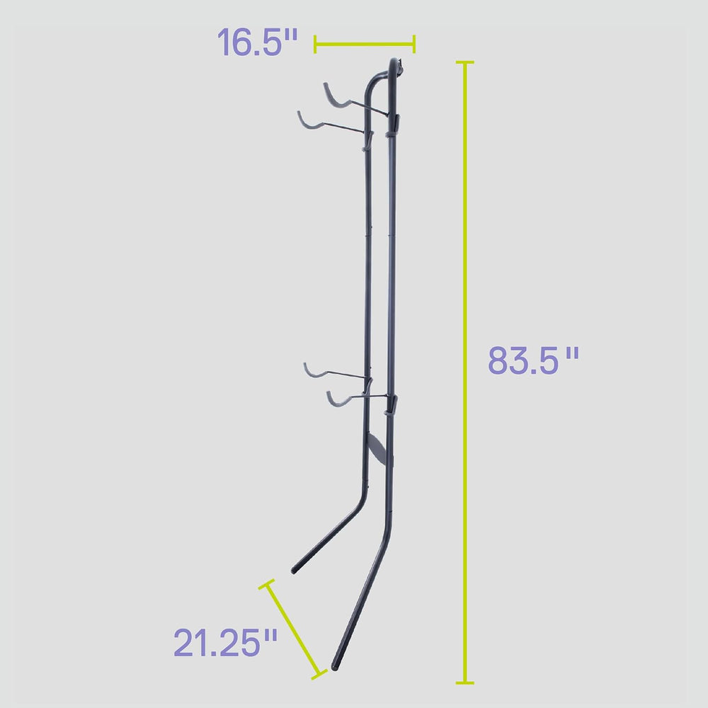 Delta Cycle Michelangelo 2 Bike Storage Rack Black - Gravity Fully Adjustable...