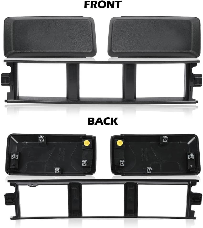 G-PLUS Front Bumper Lower Grille Panel Cover & Bumper Pads Fit F150 18-20...