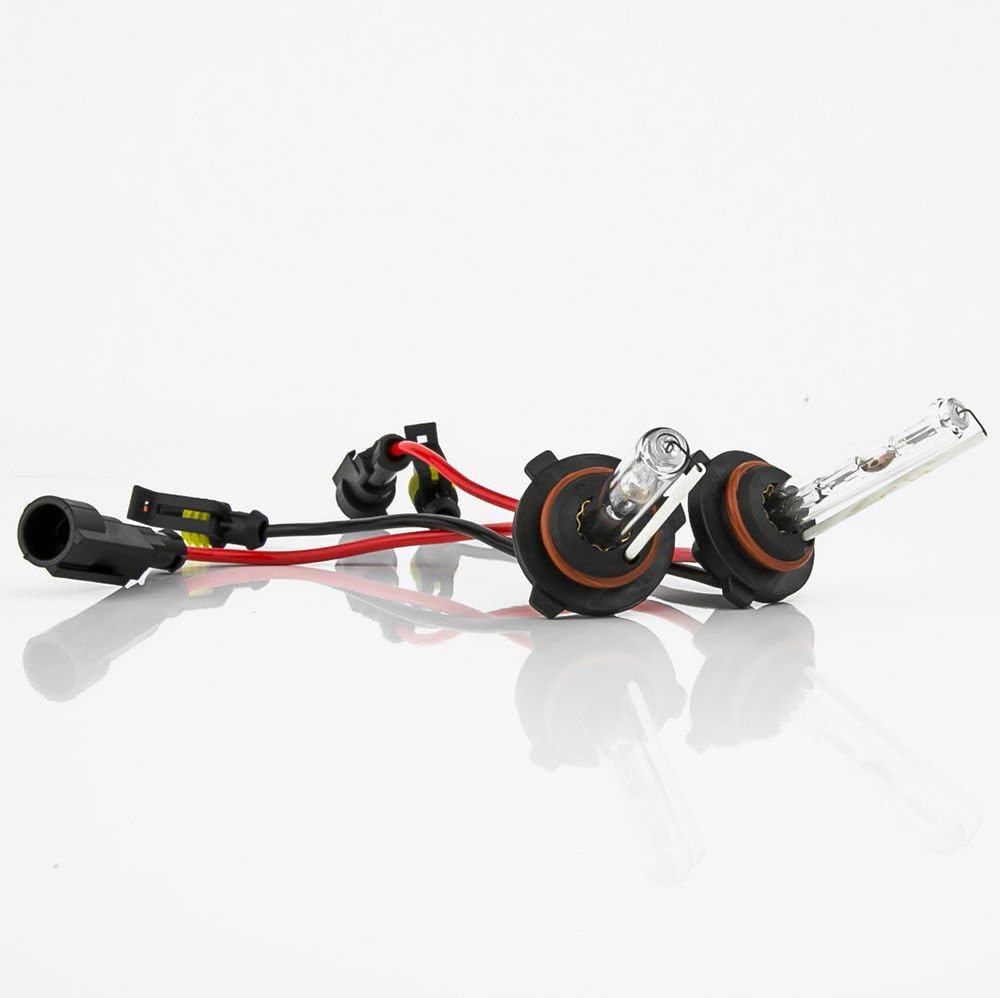 Xentec 9005 10000K HID xenon bulb x 1 pair bundle with 2 x 35W Digital Slim B...