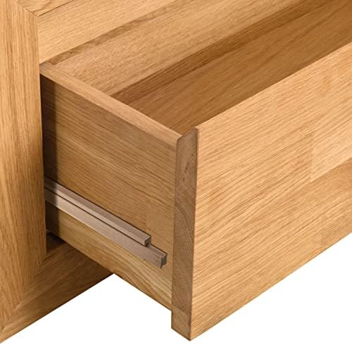 Maitys 8 Pcs Wood Drawer Slides, 15-3/4 Inches Bottom Mount Center Guide