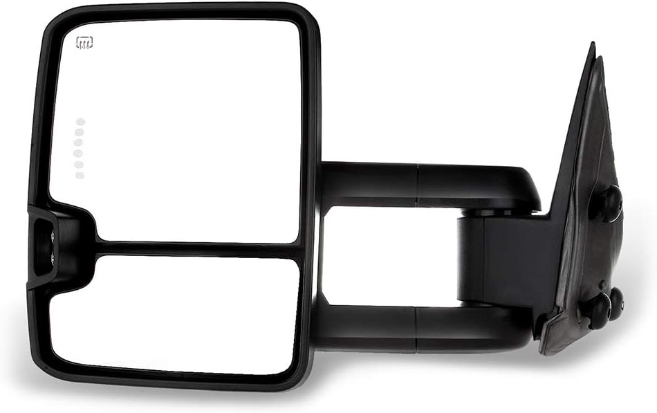 A Pair Heated Towing Mirrors Fits 1999-2002 for Chevy Silverado for GMC Sierr...