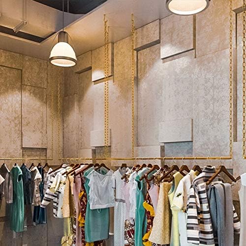 2 Pcs Creative Adjustable Height Clothing Storage Chain Garment Rack, Wedding...