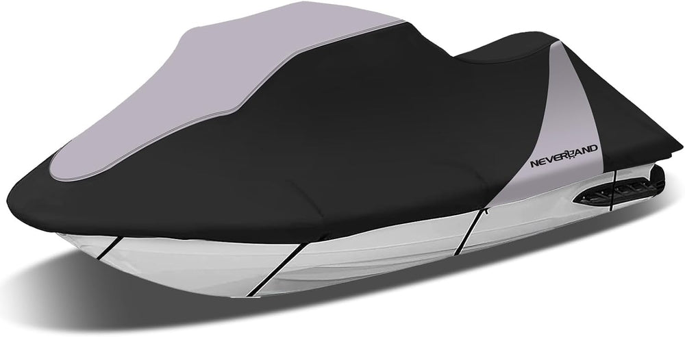 Trailerable Jet Ski Cover Waterproof Jetski Cover 115" to 120"(Grey)