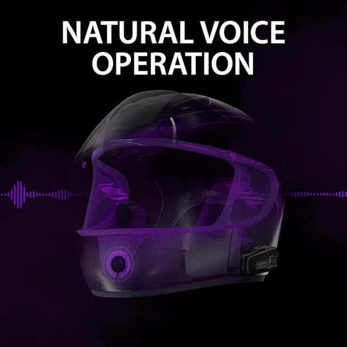 Cardo Packtalk Neo Motorcycle Helmet Communication Intercom System, Waterproof