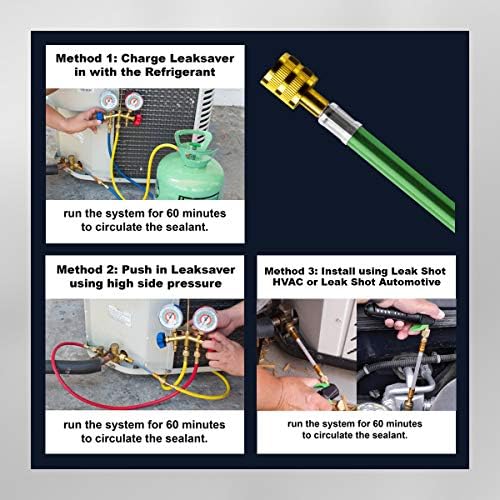 Leak Saver Direct Inject Ultimate 3-in-1 | AC Refrigerant Leak Sealer | with ...