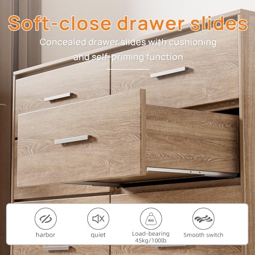 16 Inch Soft Close Undermount Drawer Slides for Frameless, 100lb,1 Pair