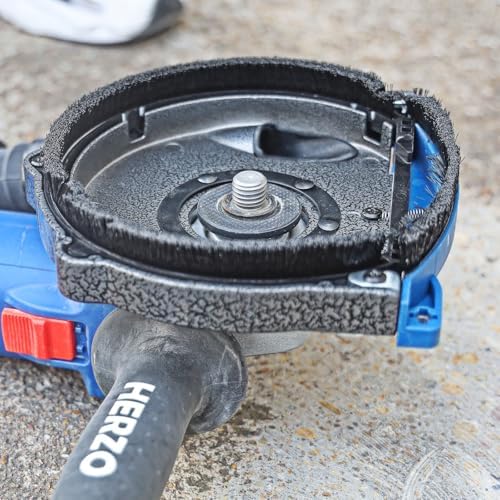 HERZO Aluminum Dust Shroud for Angle Grinder 4.5 inch and 5 Inch, Includes 5I...
