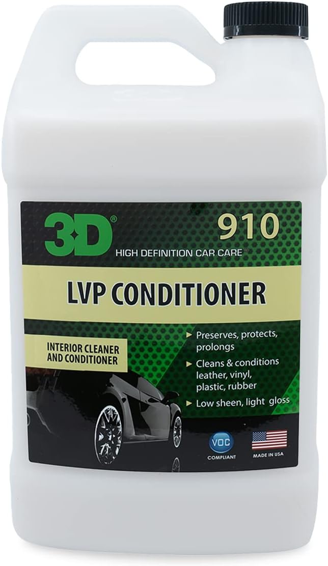 3D Leather, Vinyl & Plastic Conditioner | Restores, Conditions & Prot...