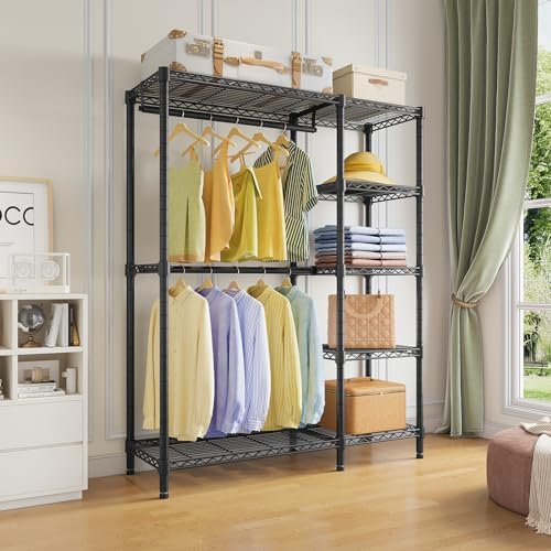 VIPEK V7 Clothes Rack with Shelves Heavy duty Closet for Hanging Clothes
