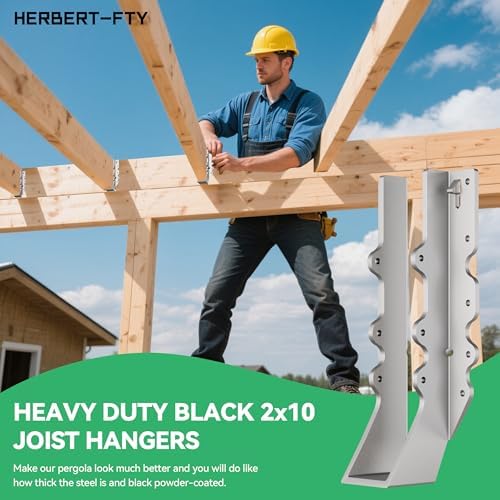 Heavy Duty 2X10 Joist Hanger 14 Gauge LU210 Galvanizing Face Mount Joist Hang...