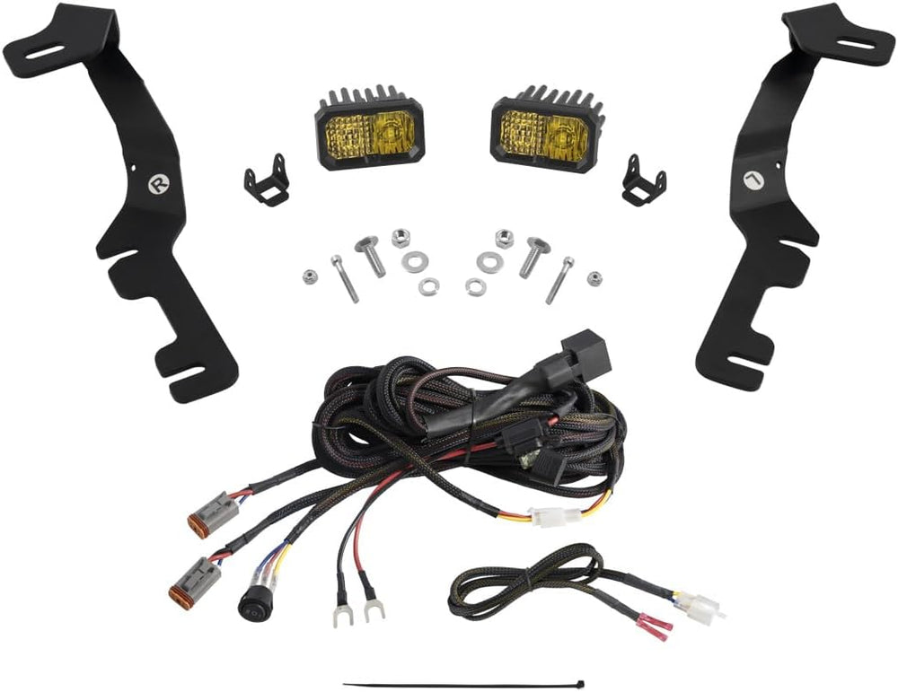 Diode Dynamics Stage Series Backlit Ditch Light Kit compatible with Ram 1500 ...