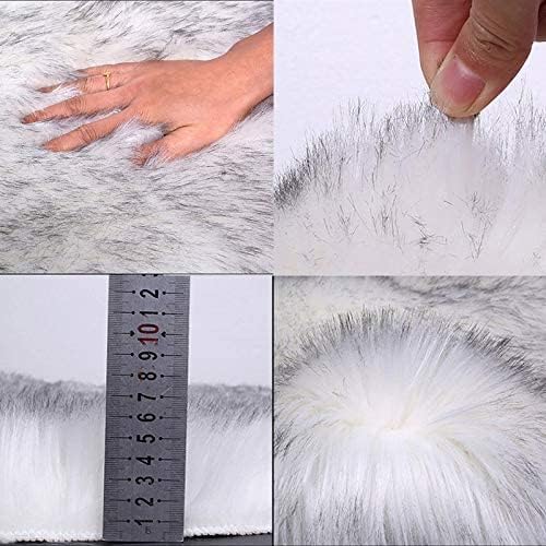 FAUX Sheepskin Car Seat Cover, Fluffy Fuzzy Premium Comfortable Soft Auto Sea...