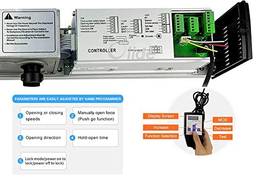 Olideauto Automatic Dual Door Operator, Auto Open Doors Simultaneously with O...