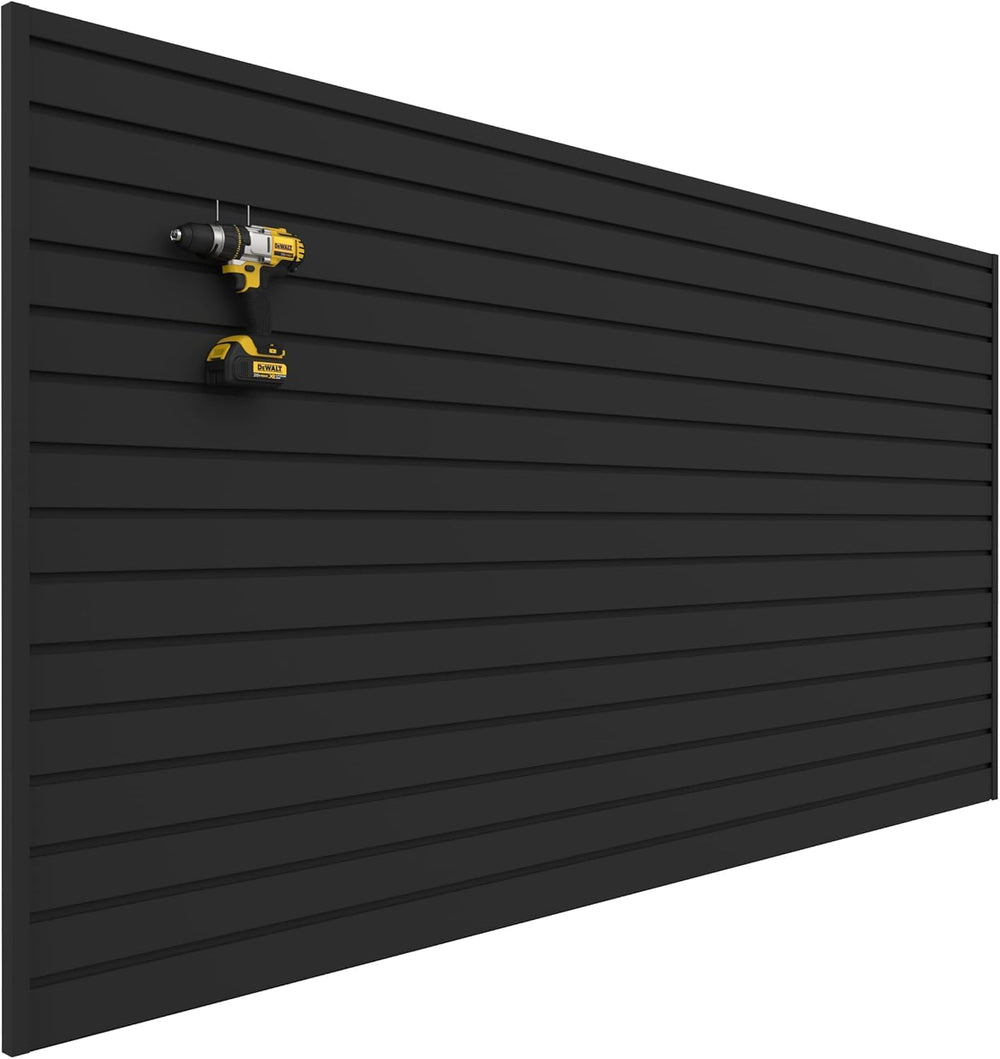 Slatwall Panel Garage Wall Organizer: Heavy Duty Wall Mounted PVC Wall Rack