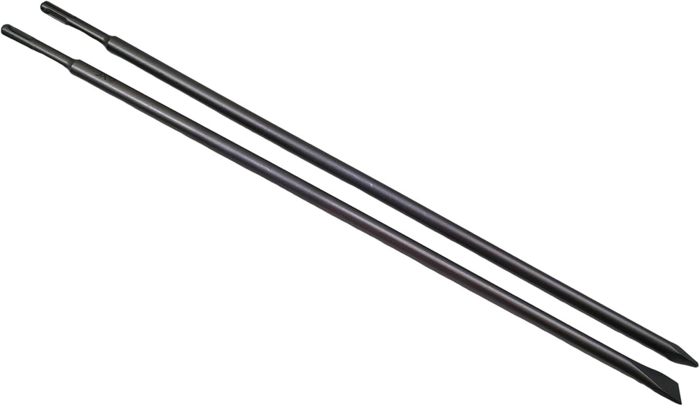 24" SDS Plus Chisel Set, 3/4" Flat & Point Tips