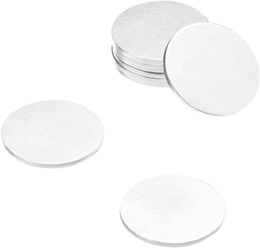 totalElement 1 Inch Steel Disc, Blank Metal Strike Plates (250 Pack)