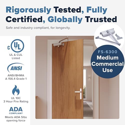 Commercial Door Closer Heavy Duty - Automatic Door Closer for Commercial Use ...