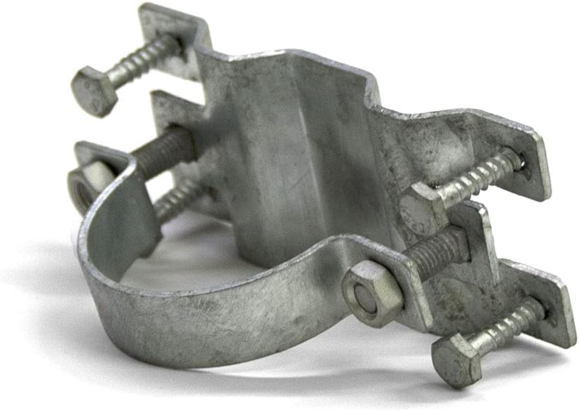 OZCO WAP-OZ Galvanized Steel-to-Wood Fence Bracket for 2x4 Rails, 12 Pk
