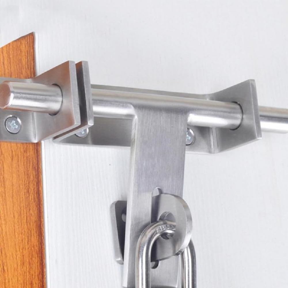 dingchi Sliding Bolt Gate Latch, Safety Lock Bolt Hasp, Heavy Duty 304 Stainl...