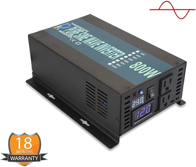 WZRELB Full Power Full Power Endurable Led Display 800W Pure Sine Wave Solar