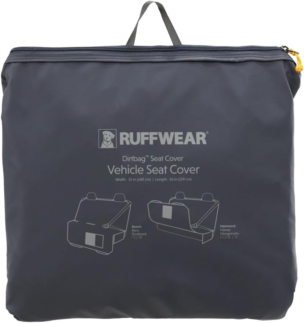 Ruffwear, Dirtbag Dog Car Seat Cover, Waterproof, Basalt Gray
