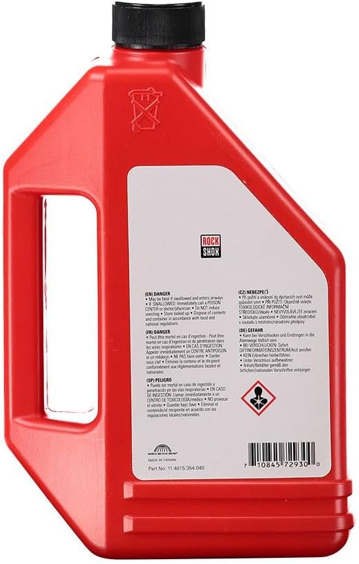 RockShox Reverb Hydraulic Fluid, 1 Liter Bottle, Reverb/Sprint Remote