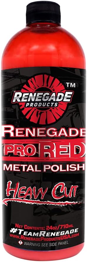 Renegade Products USA Pro Red Liquid Metal Polish - Heavy Cut Aluminum Metal ...
