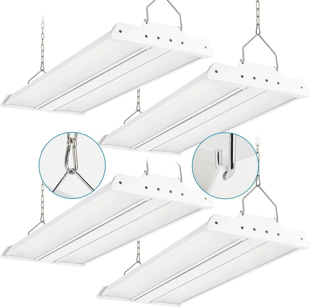 High Bay LED Shop Lights 200W/150W/100W Adjustable 28000LM 4 Pack