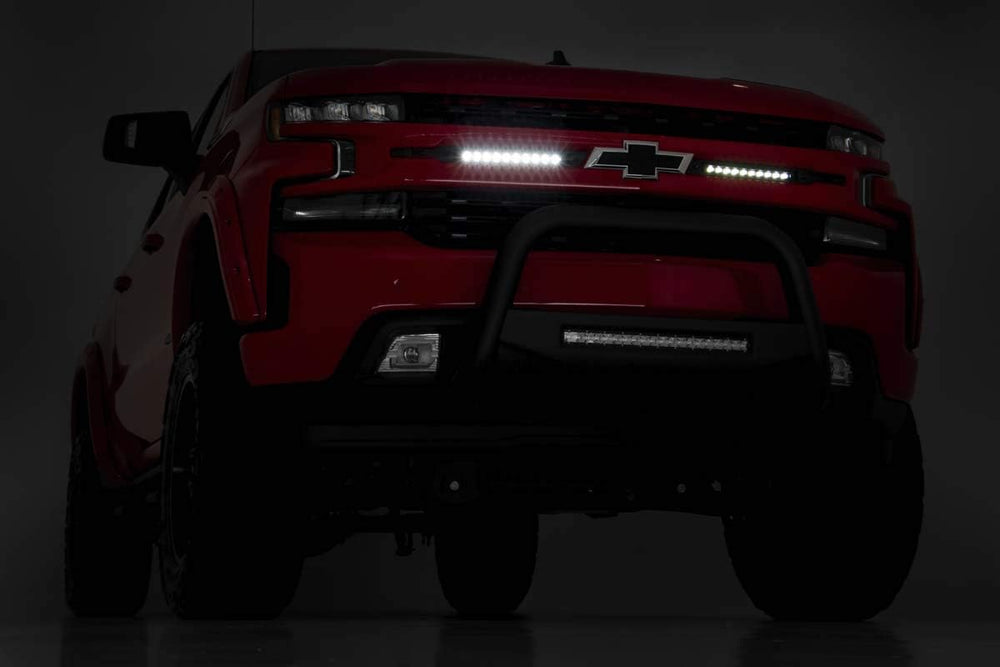 Rough Country 10" Black Series LED Grille Kit for 19-22 Silverado 1500-7...