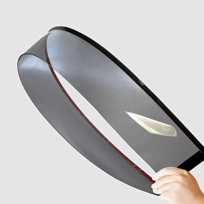 Side Window Deflector Visor Rain Guard, in-Channel Style Shatterproof Dark Sm...