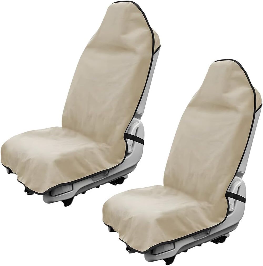DXNQ 2PCS Car Towel Seat Cover, Waterproof Sweating Non-Slip Premium Soft Tow...