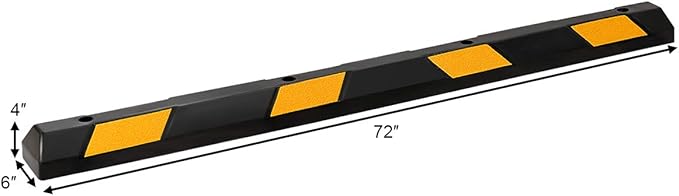 IRONMAX Parking Stopper for Garage, Heavy Duty Parking Block Garage Wheel Stop