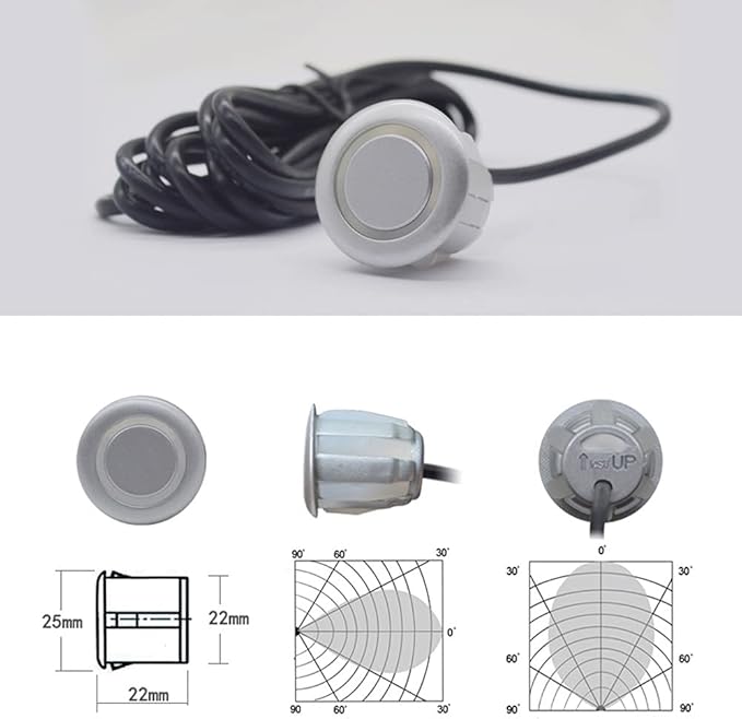 Car Parking Sensors Kit Reverse Parktronic System Auto Electronics Vehicle