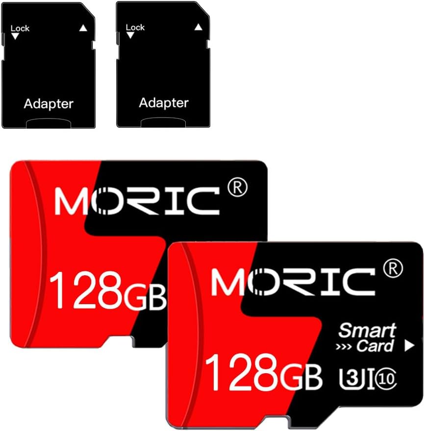2 Pack 128GB Micro SD Card with Adapter High Speed Memory Card,C10 A1 for Sma...