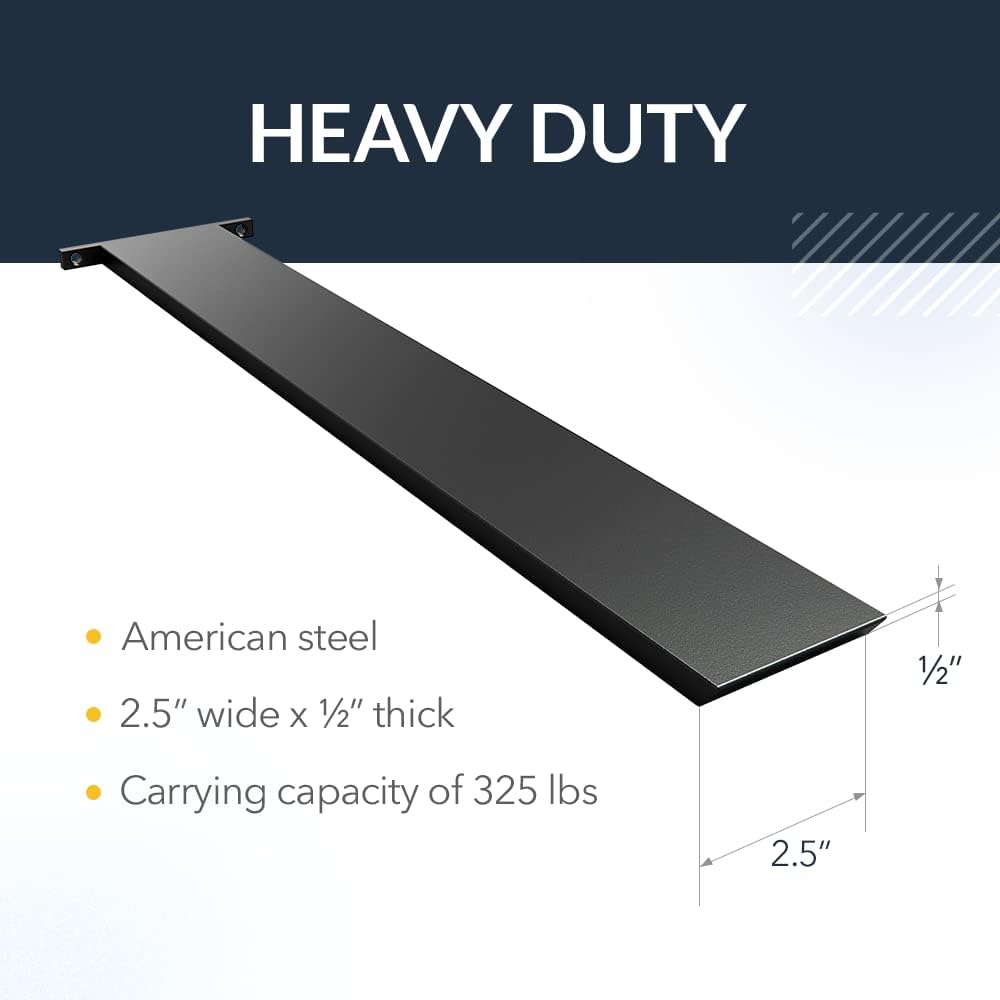 IRONSUPPORTS.COM Iron Supports Hidden Island Countertop Support Bracket - Hea...
