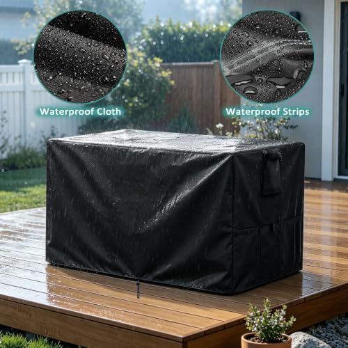 Outdoor Storage Box Cover for Keter XXL 230 Gallon Deck Box